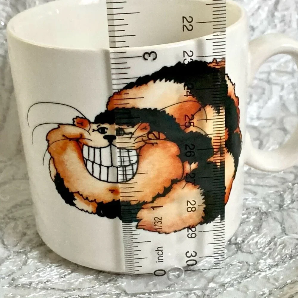 Vintage Coffee Mug Cheshire Cat Keep Smiling